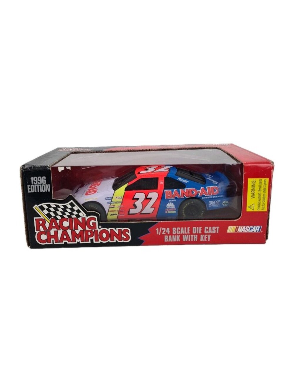 Racing Champions Nascar Bank Car Band-Aid #32 Dale Jarrert 1:24 Die Cast D46